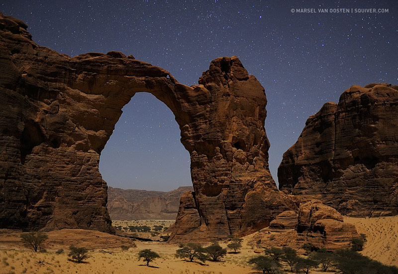 Aloba Arch by Moonlight